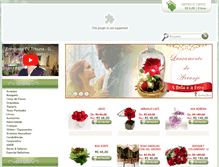 Tablet Screenshot of gardeniaflores.com.br